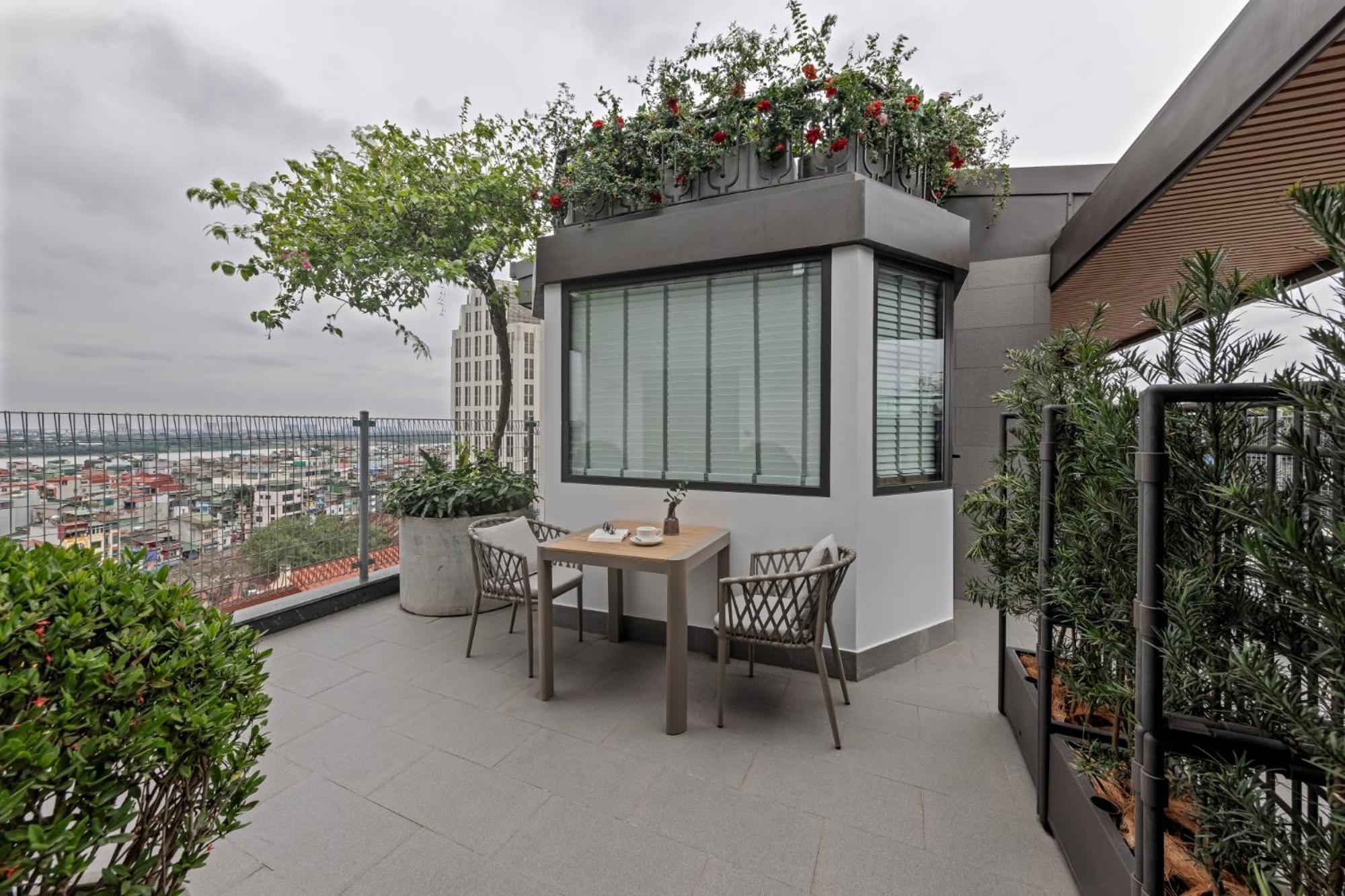 La Siesta Classic Hang Thung Ханой Екстер'єр фото Rooftop garden